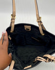 Michael Kors Black Leather Tote Bag