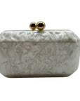 I.N.C. Pearl Acrylic Box Clutch Bag
