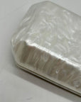 I.N.C. Pearl Acrylic Box Clutch Bag