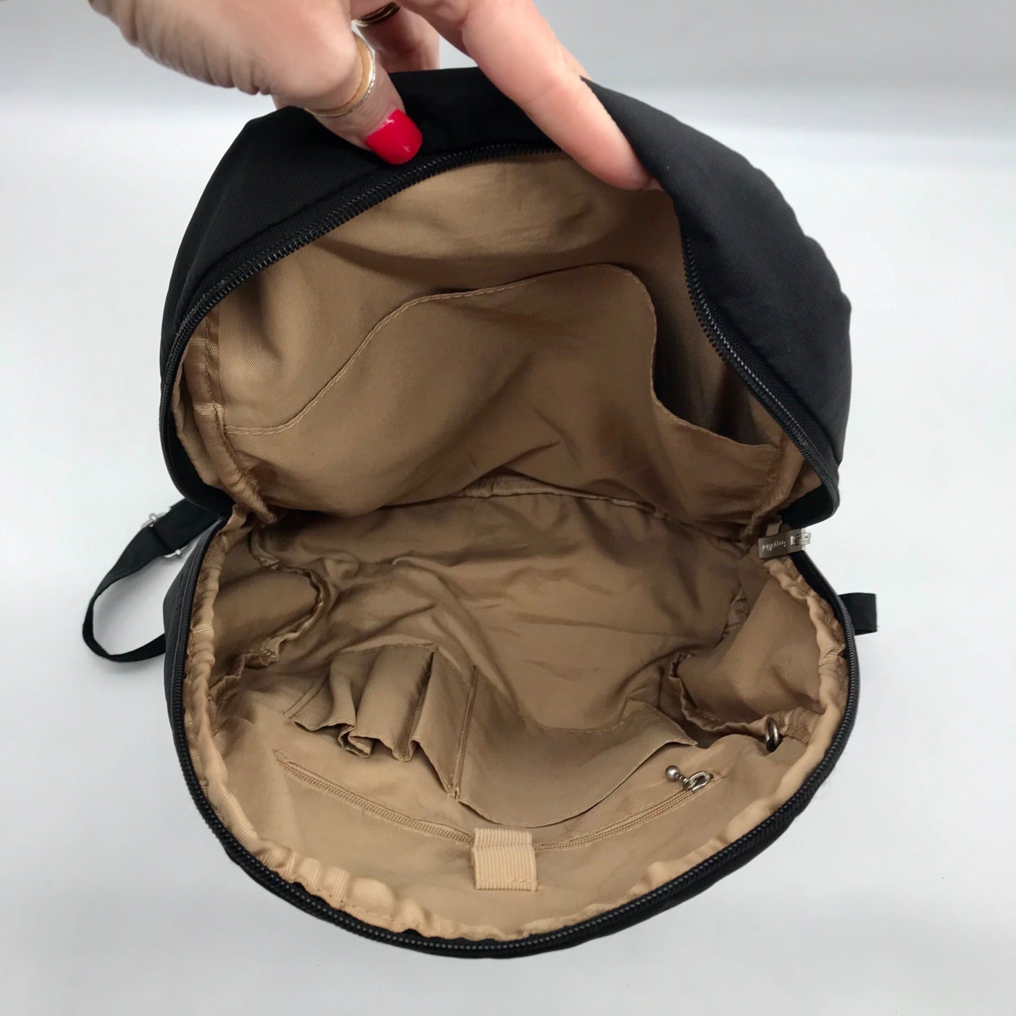 Baggallini Black Nylon Excursion Convertible Sling Bag