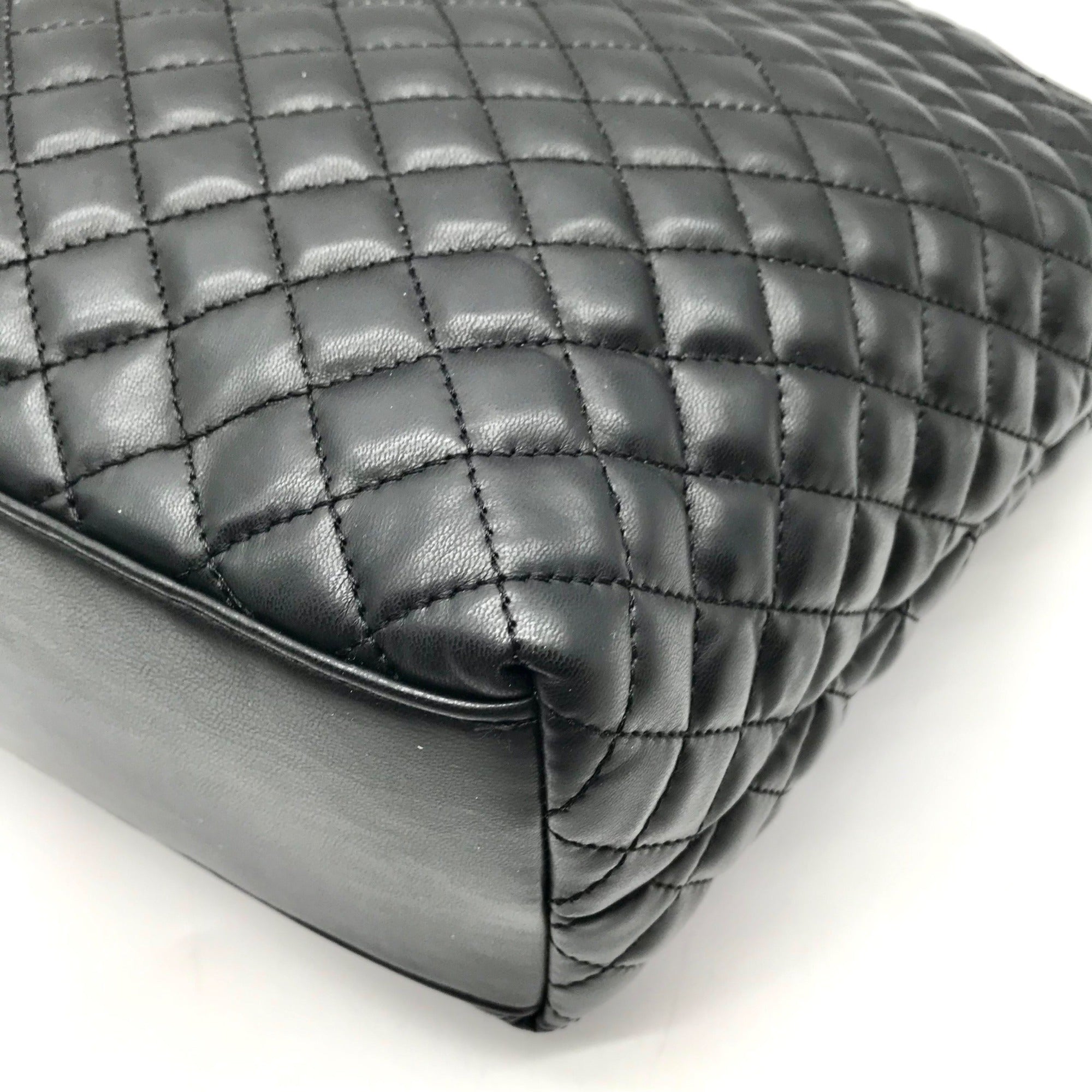 Like Dreams Black Quilted Juliet Medium Crossbody Bag