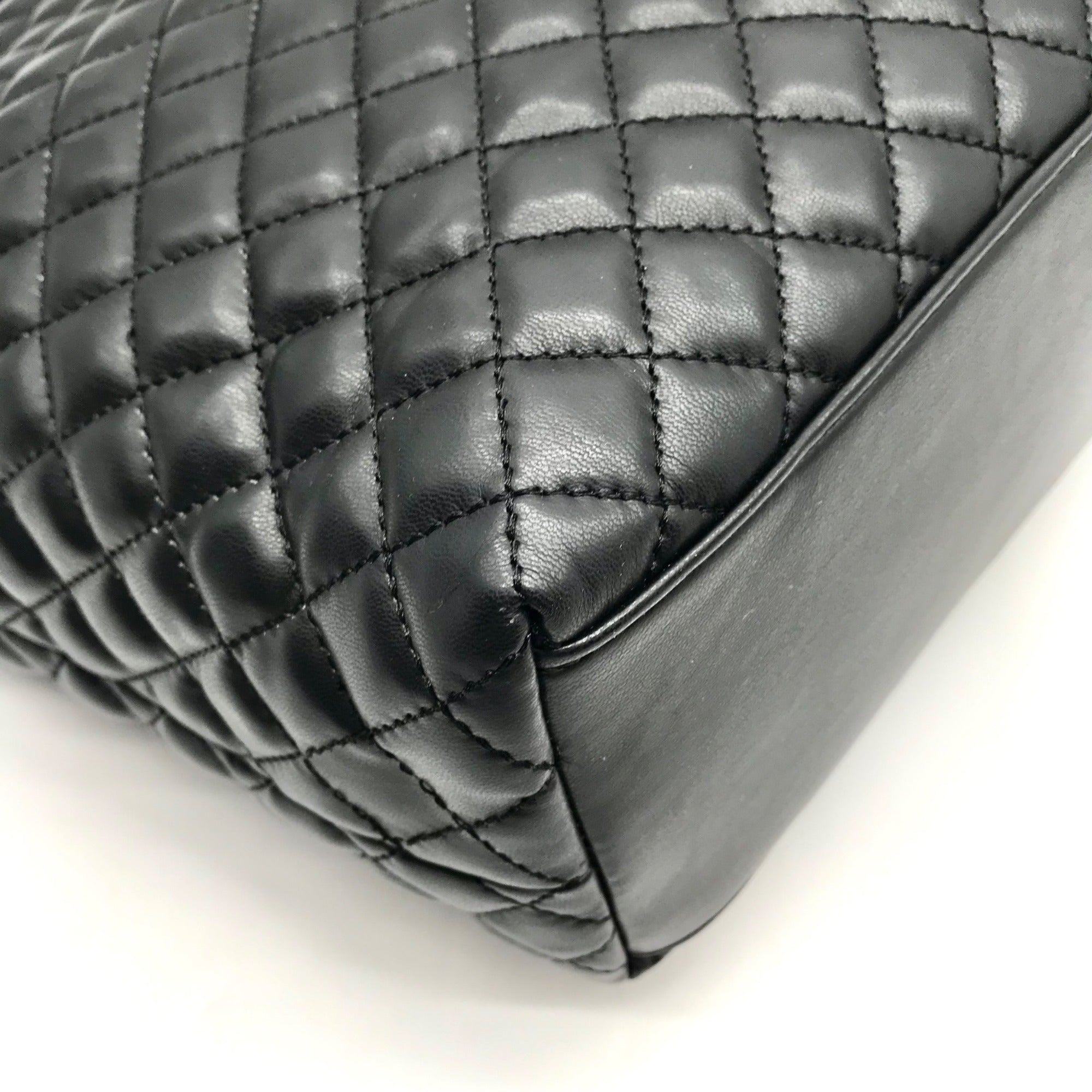 Like Dreams Black Quilted Juliet Medium Crossbody Bag