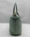 Michael Kors Mini Green Pebbled Leather Lenox Shoulder Bag