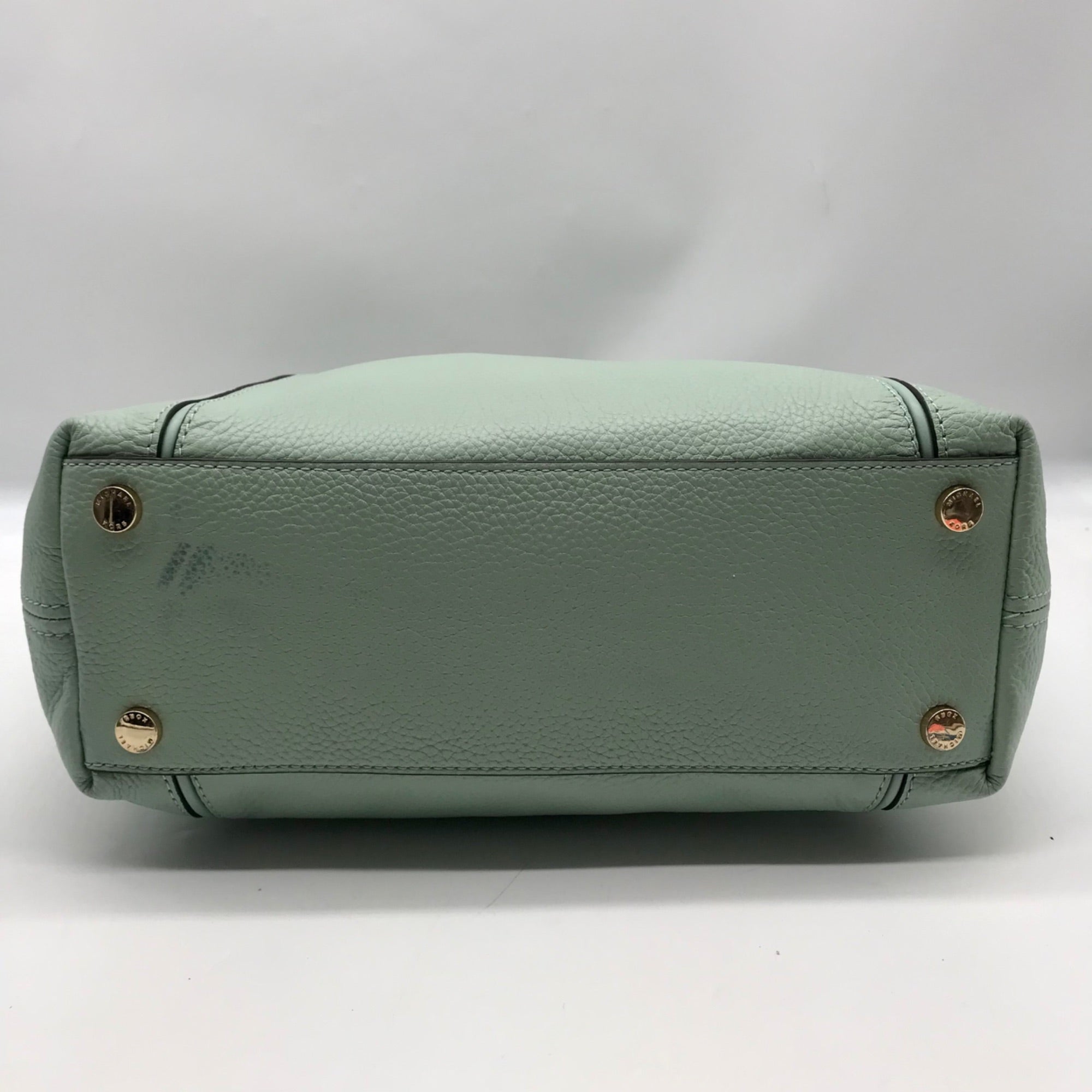 Michael Kors Mini Green Pebbled Leather Lenox Shoulder Bag