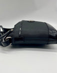 Giani Bernini Black Saffiano Croco North South Crossbody Bag