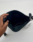 Giani Bernini Black Saffiano Croco North South Crossbody Bag