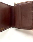 Coach Legacy Khaki & Brown Signature Canvas Bifold Wallet 40751