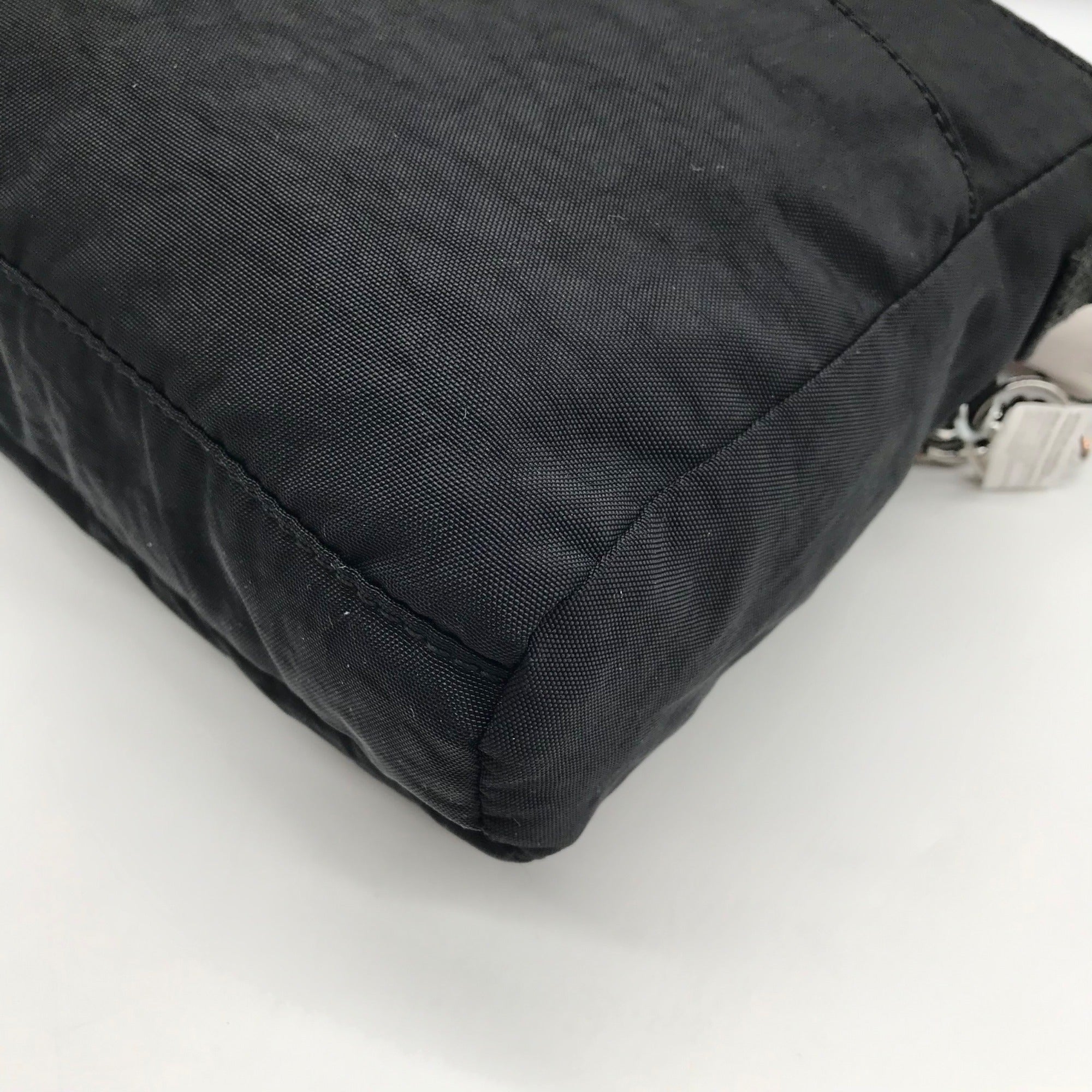 Kipling Black Noir Nylon Multipocket Angie Shoulder Bag