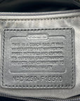 Coach Ashely Black Signature Satchel Bag F15510