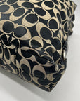 Coach Ashely Black Signature Satchel Bag F15510