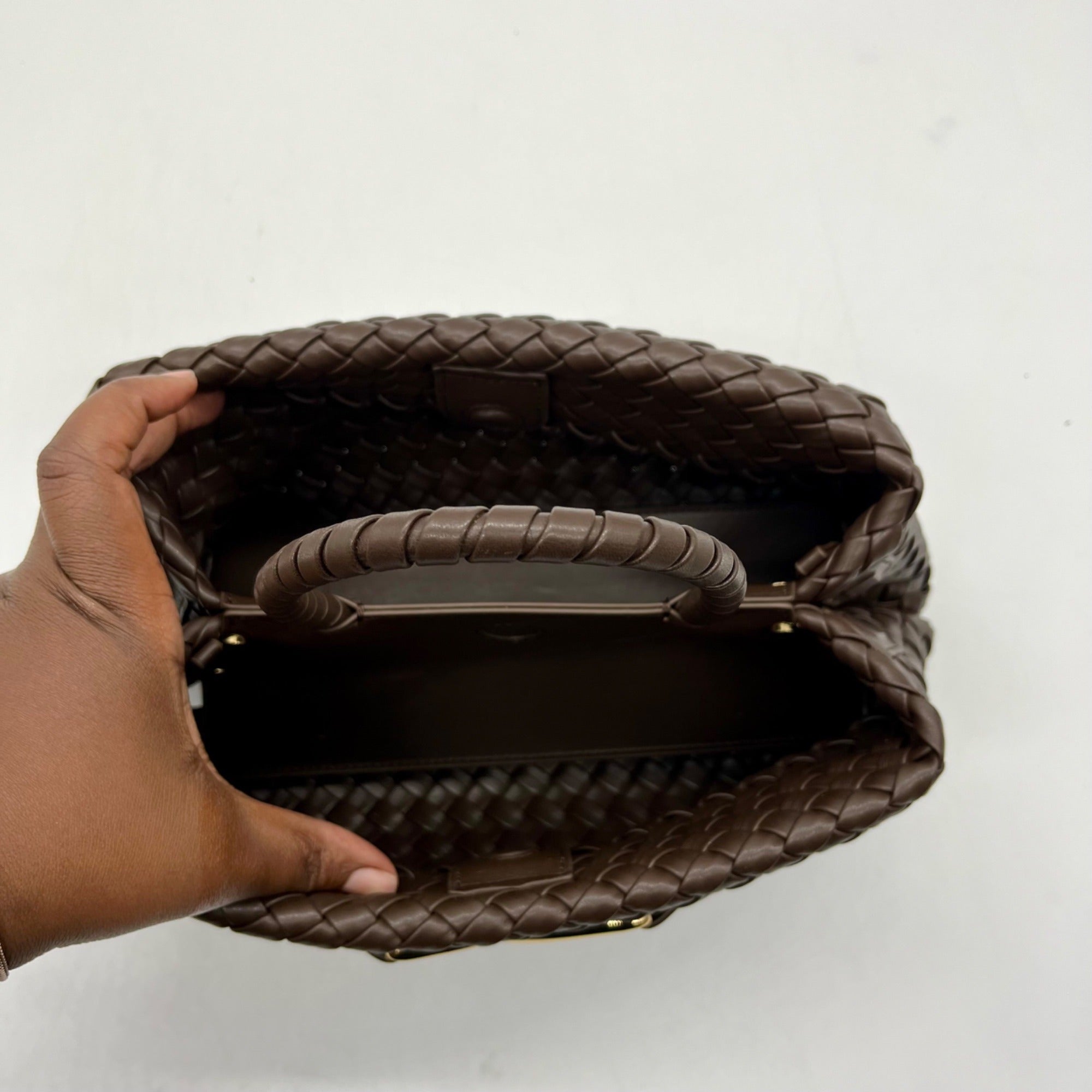 JW PEI Brown Leather Crossbody Bag
