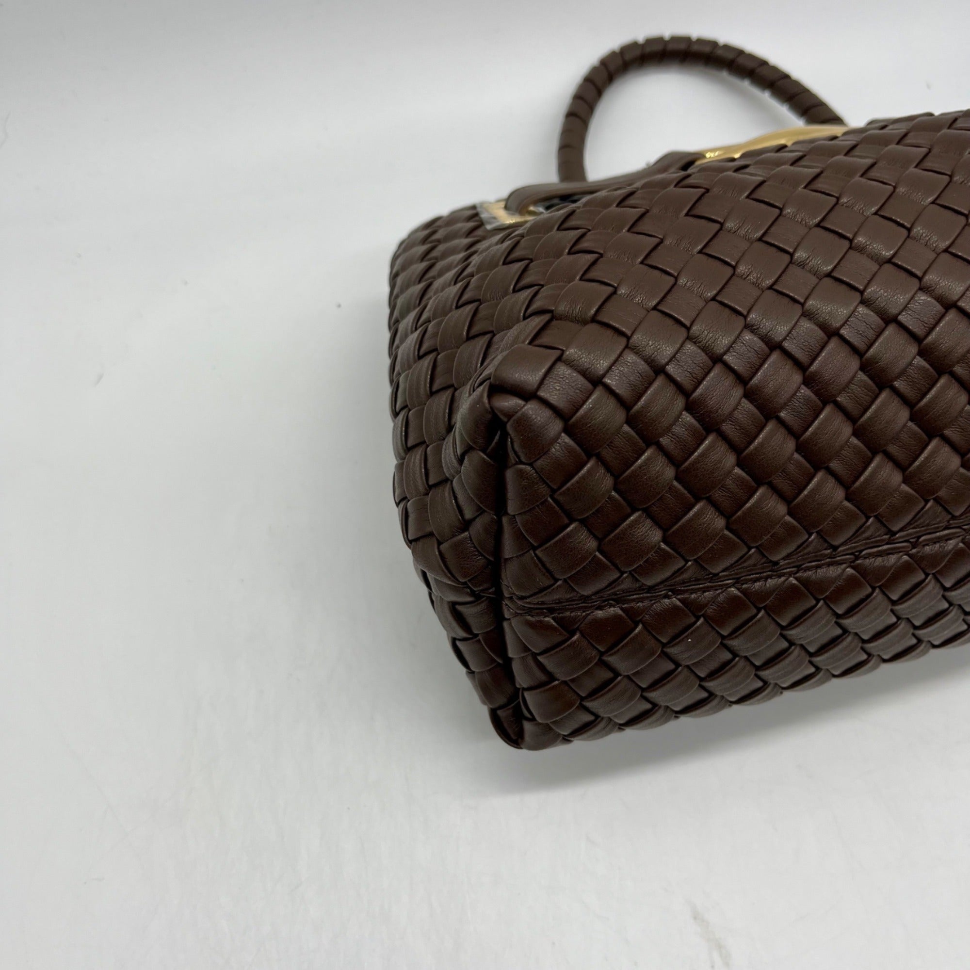 JW PEI Brown Leather Crossbody Bag