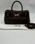 JW PEI Brown Leather Crossbody Bag