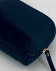 Kate Spade Black Nylon Bow Zip Pouch