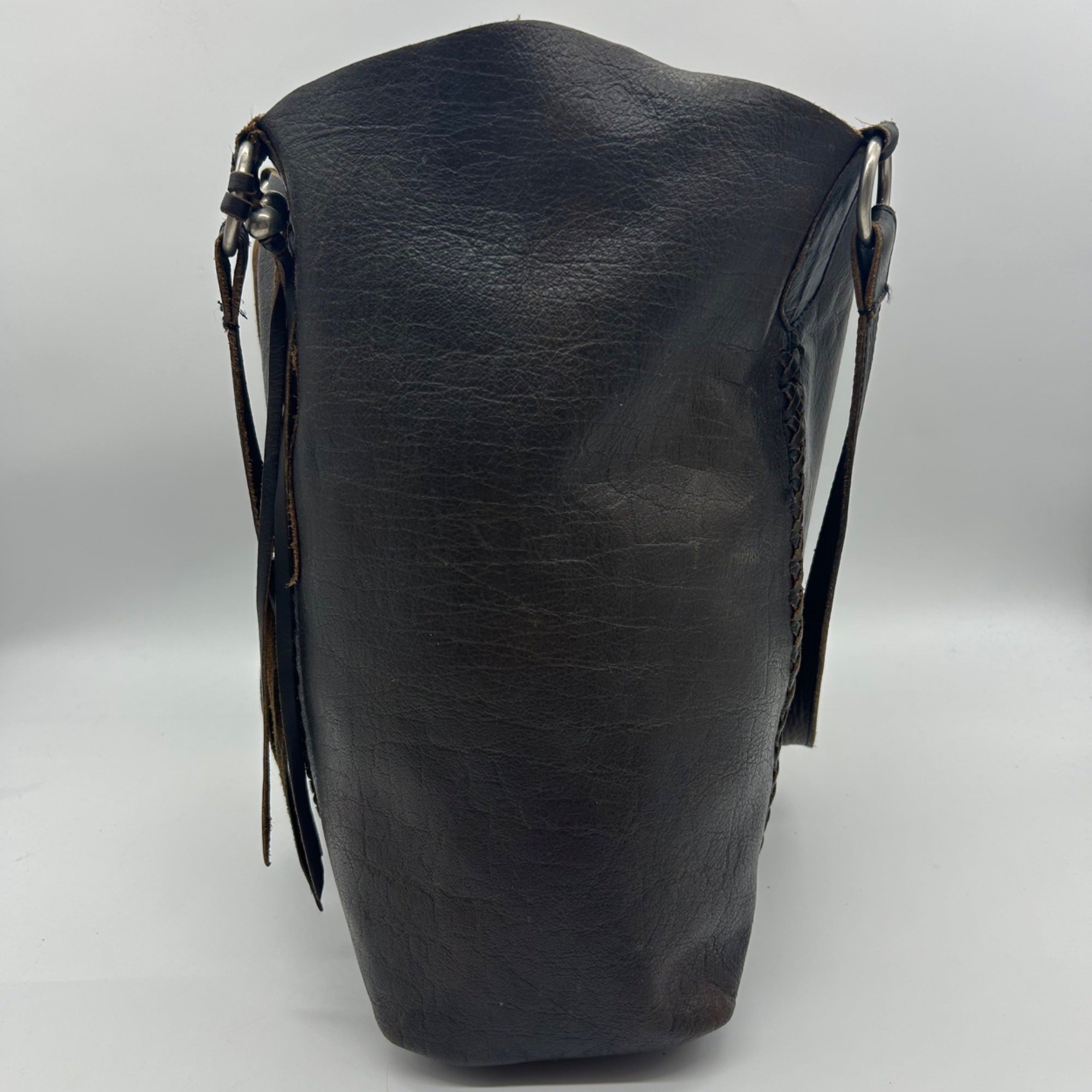 Brown Leather Tote Bag