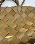 Rebecca Minkoff Brown Frankie Woven Tote Bag