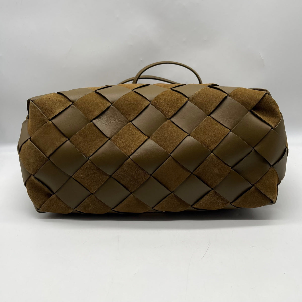 Rebecca Minkoff Brown Frankie Woven Tote Bag