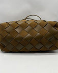 Rebecca Minkoff Brown Frankie Woven Tote Bag