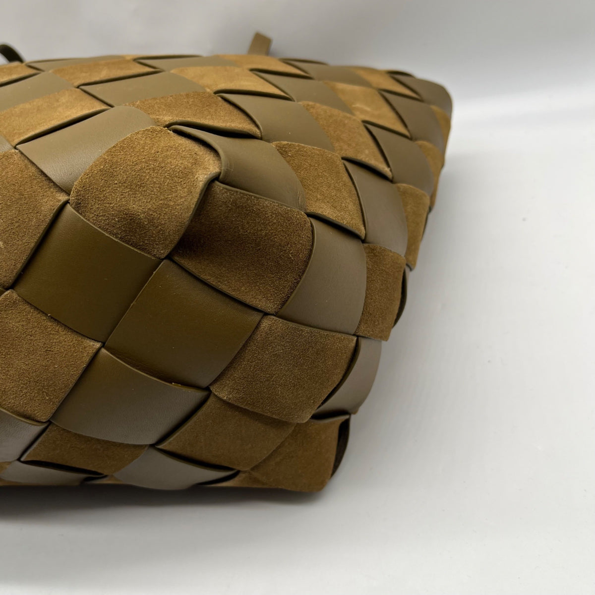 Rebecca Minkoff Brown Frankie Woven Tote Bag