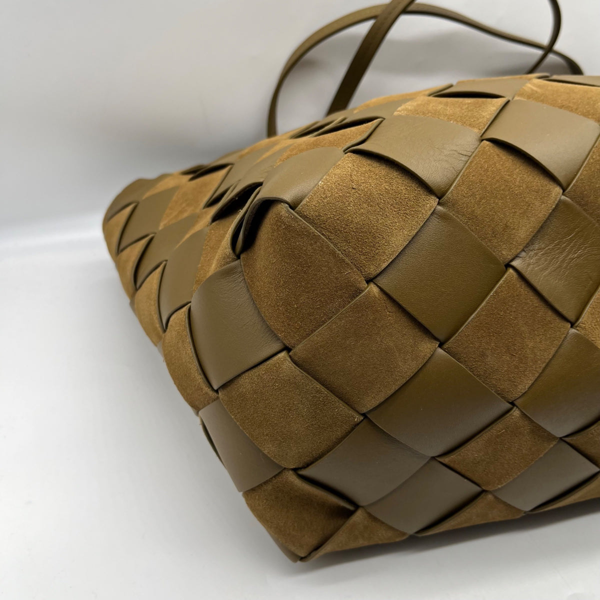 Rebecca Minkoff Brown Frankie Woven Tote Bag