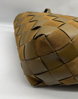 Rebecca Minkoff Brown Frankie Woven Tote Bag