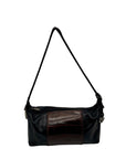 Brighton Black Leather Shoulder Bag