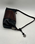 Brighton Black Leather Shoulder Bag
