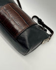Brighton Black Leather Shoulder Bag