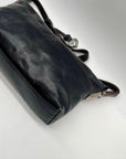 Brighton Black Leather Shoulder Bag