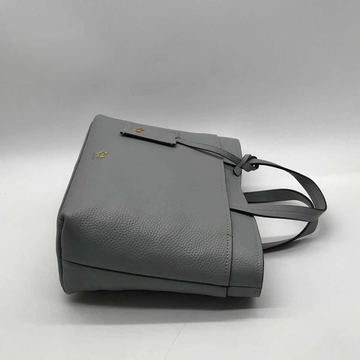 Radley London Light Blue Pebbled Leather Satchel Bag