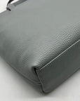 Radley London Light Blue Pebbled Leather Satchel Bag