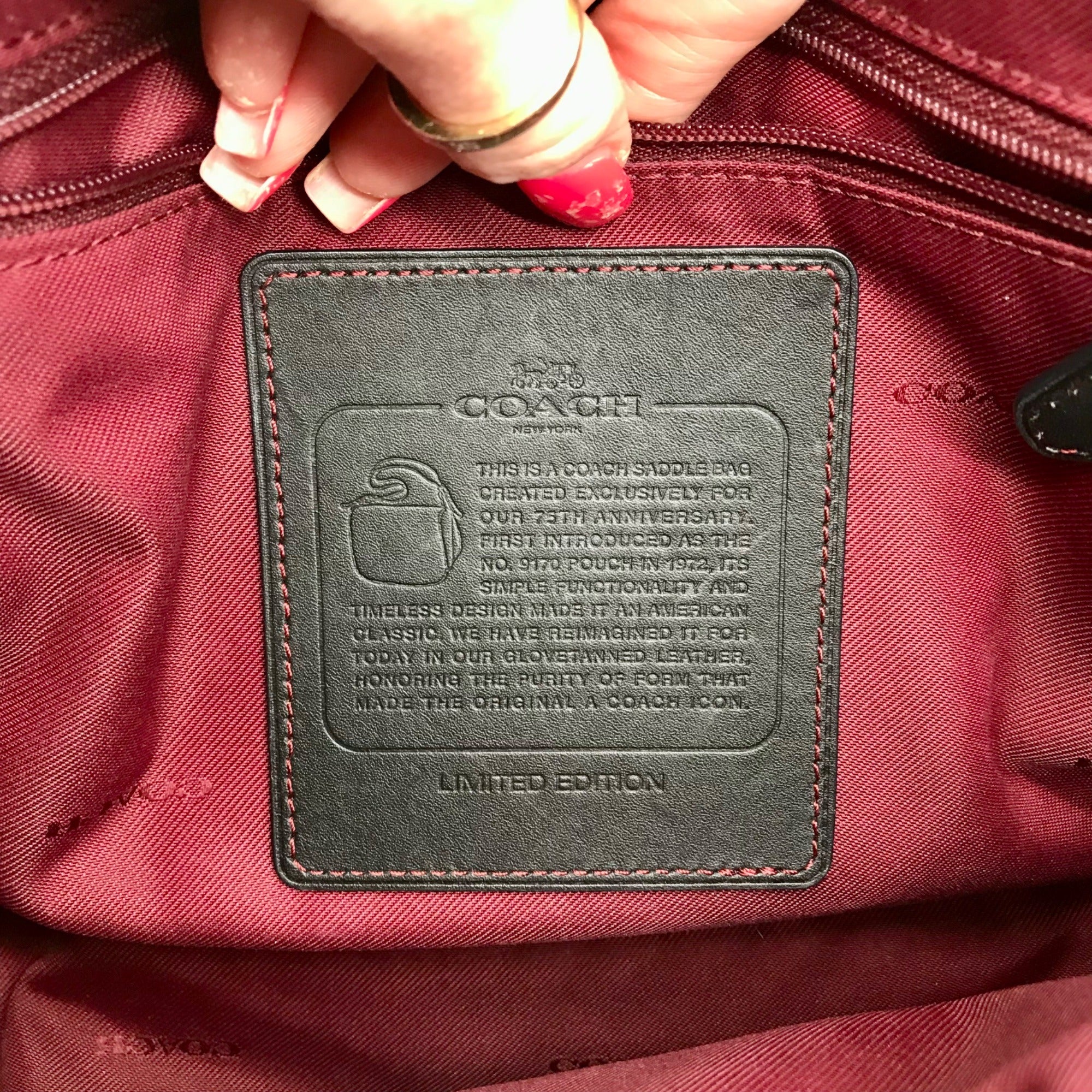 Coach Black Leather Vintage Legacy Studio Flap Crossbody