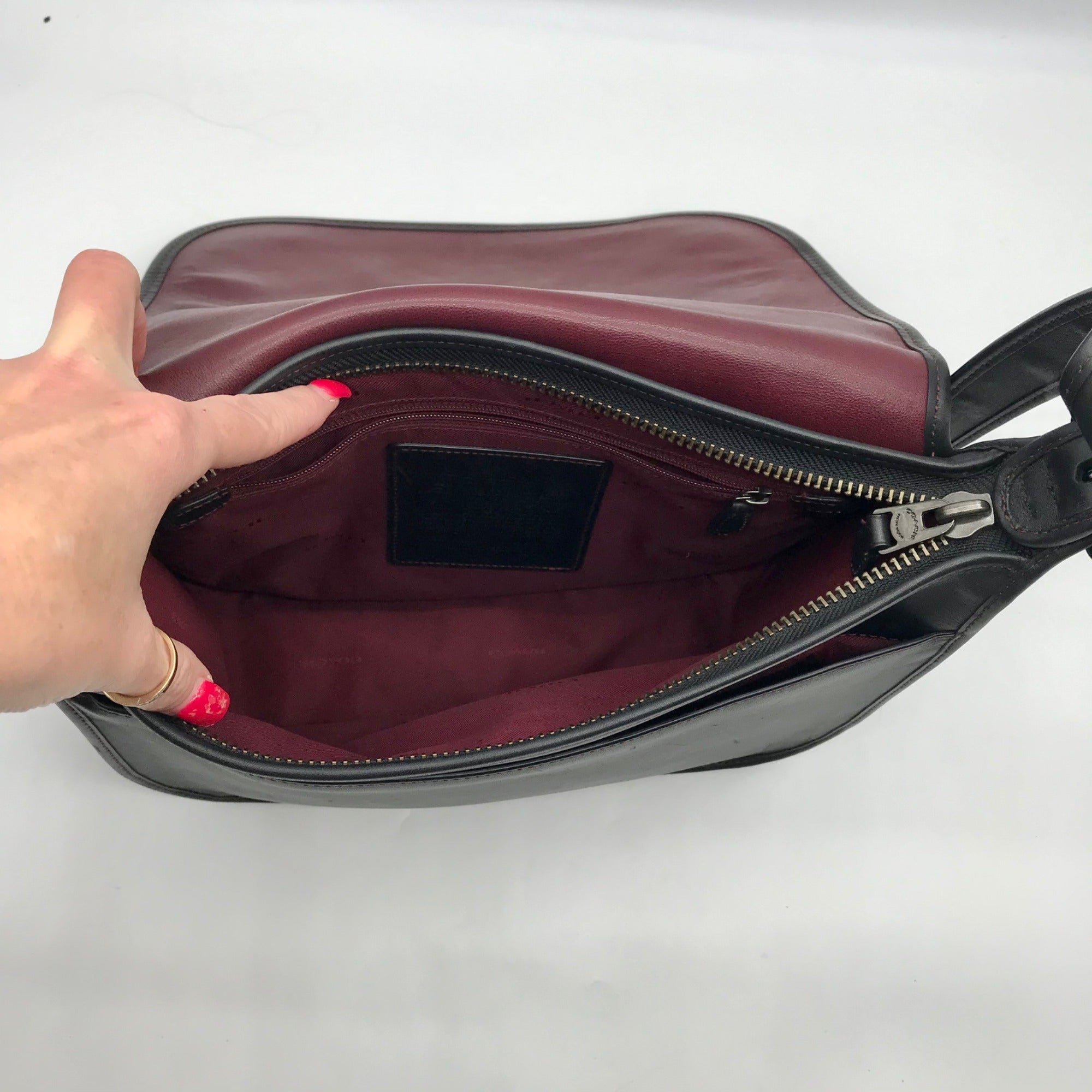 Coach Black Leather Vintage Legacy Studio Flap Crossbody