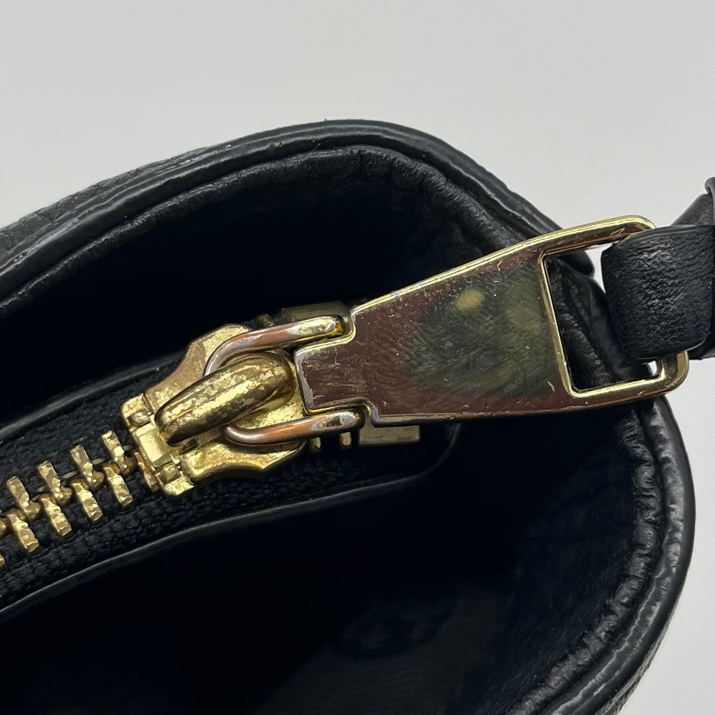 Tory Burch Black Pebbled Leather Carter Chain Tote Bag