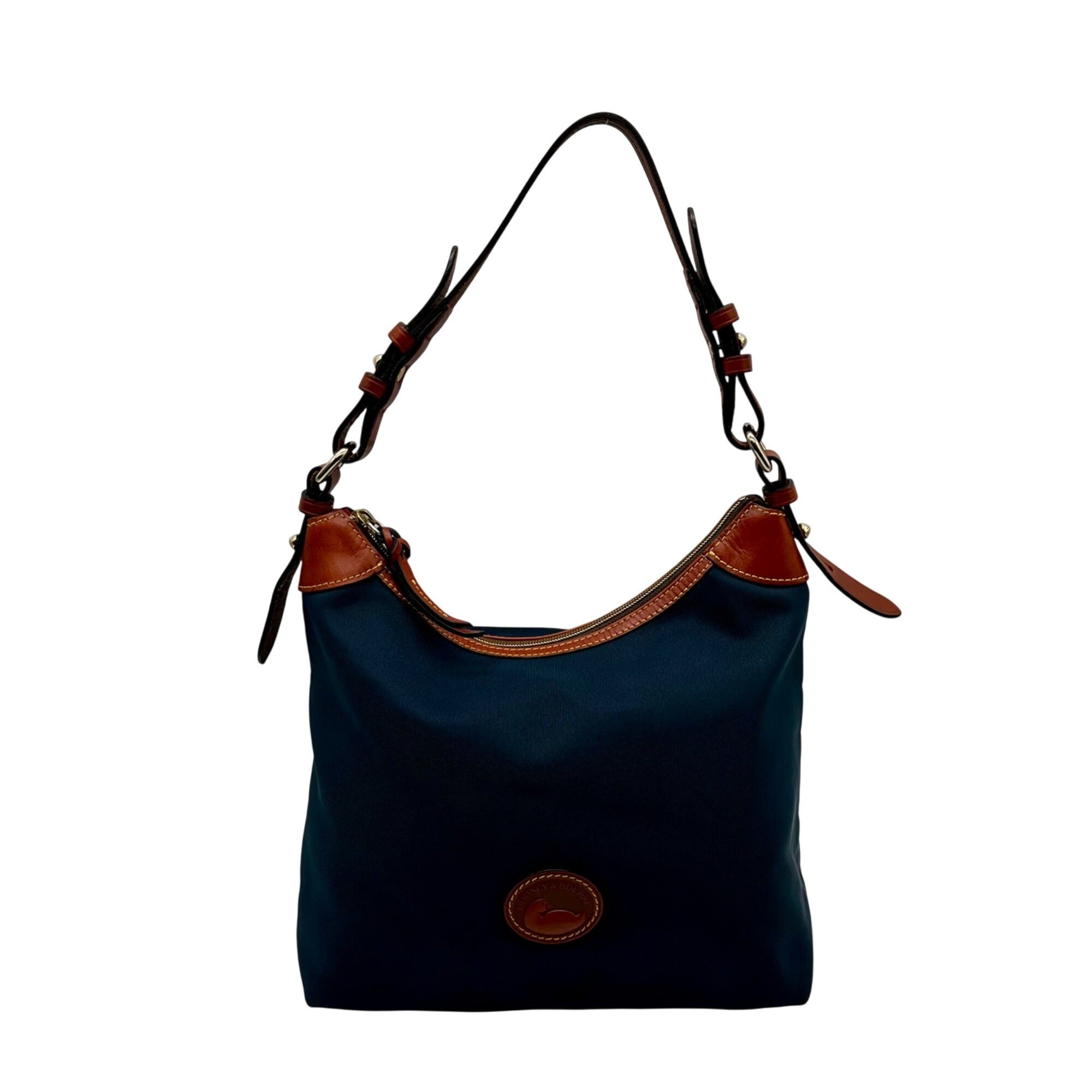 Dooney &amp; Bourke Blue Nylon Large Erica Shoulder Bag