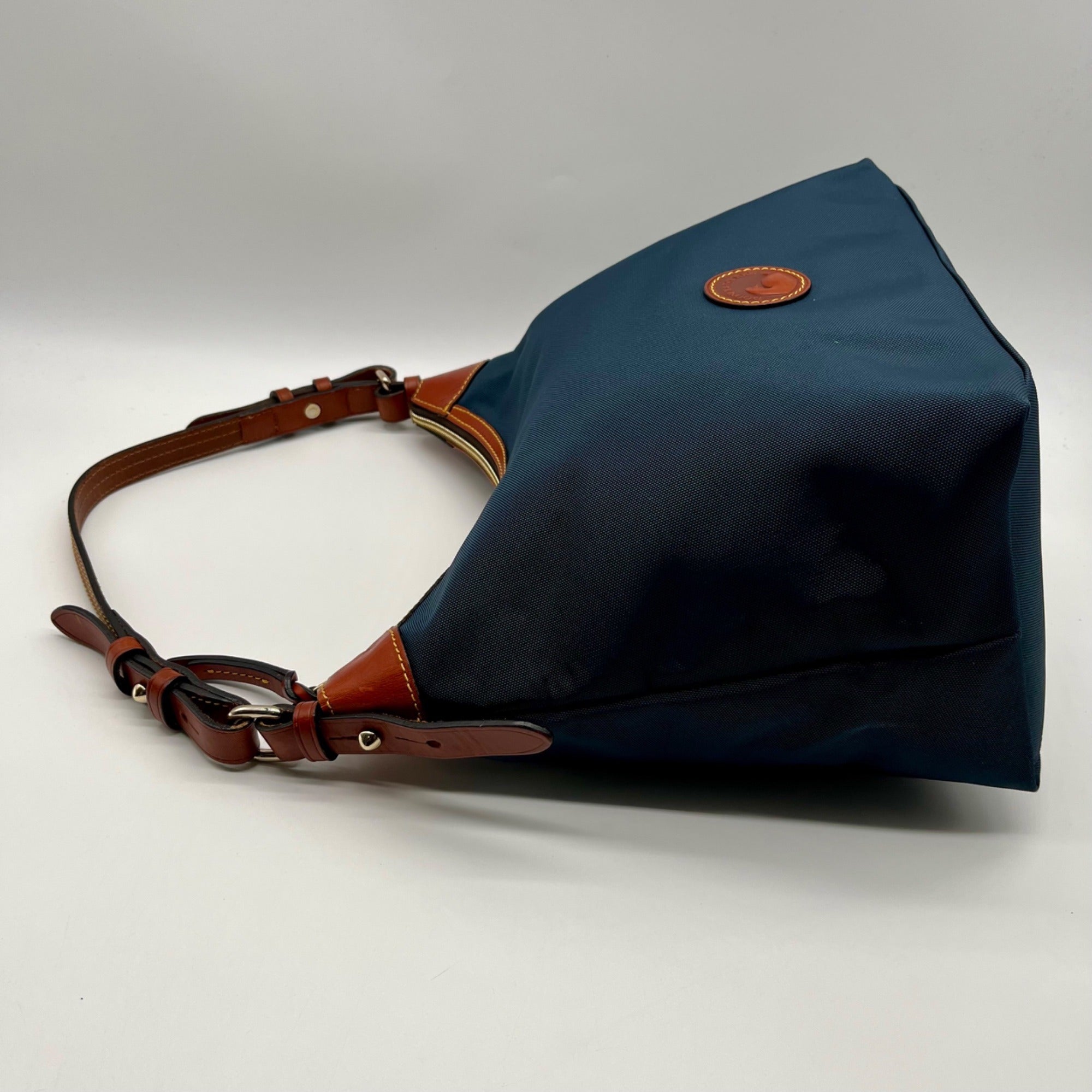 Dooney &amp; Bourke Blue Nylon Large Erica Shoulder Bag