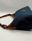 Dooney & Bourke Blue Nylon Large Erica Shoulder Bag