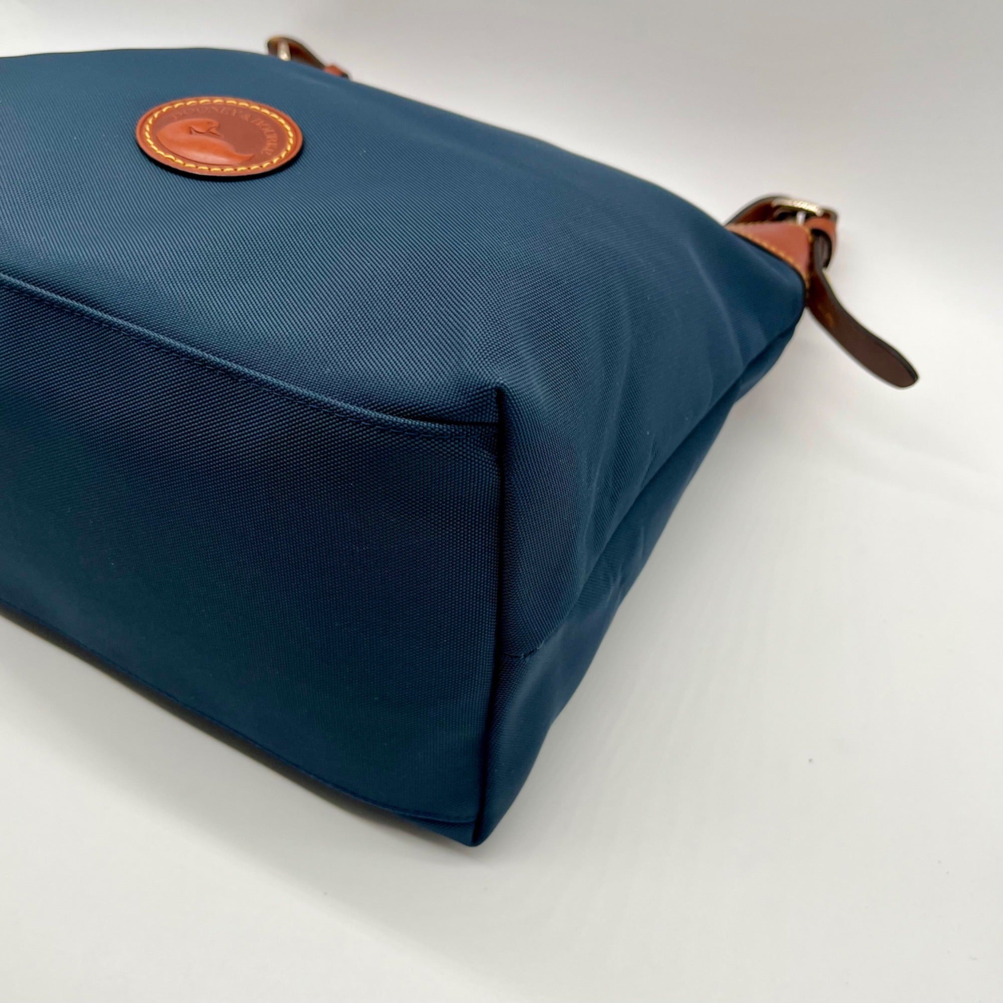 Dooney &amp; Bourke Blue Nylon Large Erica Shoulder Bag
