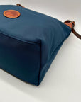 Dooney & Bourke Blue Nylon Large Erica Shoulder Bag