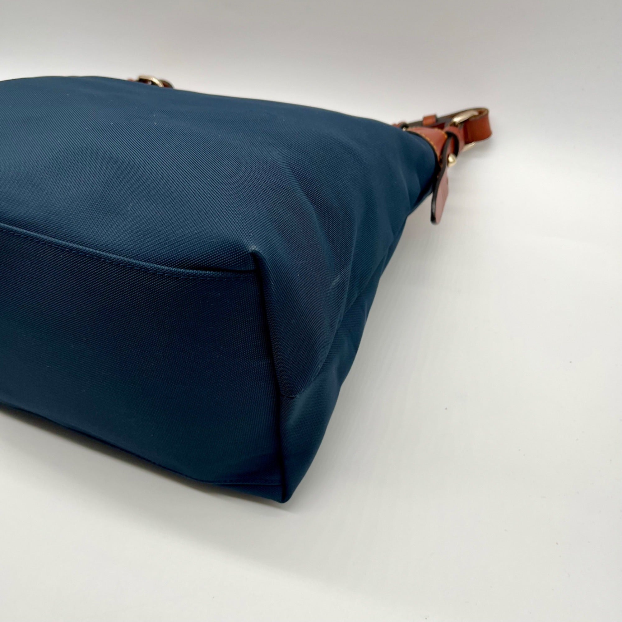 Dooney &amp; Bourke Blue Nylon Large Erica Shoulder Bag