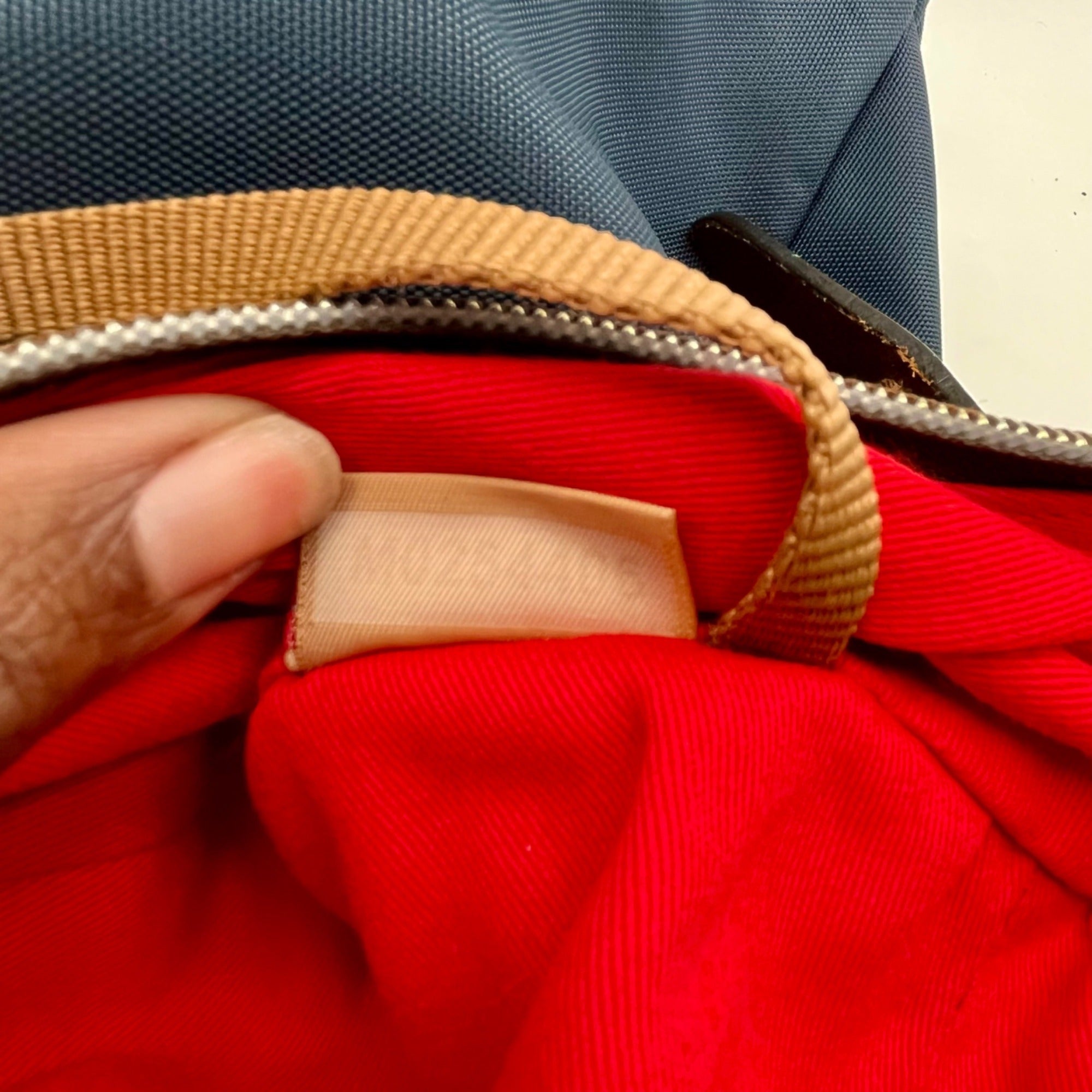 Dooney &amp; Bourke Blue Nylon Large Erica Shoulder Bag
