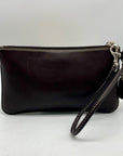 Coach Brown Leather Soho Wristlet Clutch