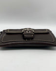 Coach Brown Leather Soho Wristlet Clutch