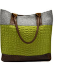 Graf and Lantz Green Fabric Tote