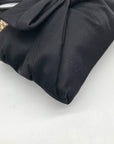 Kate Spade Black Nylon Bow Skipper Mini Crossbody Bag