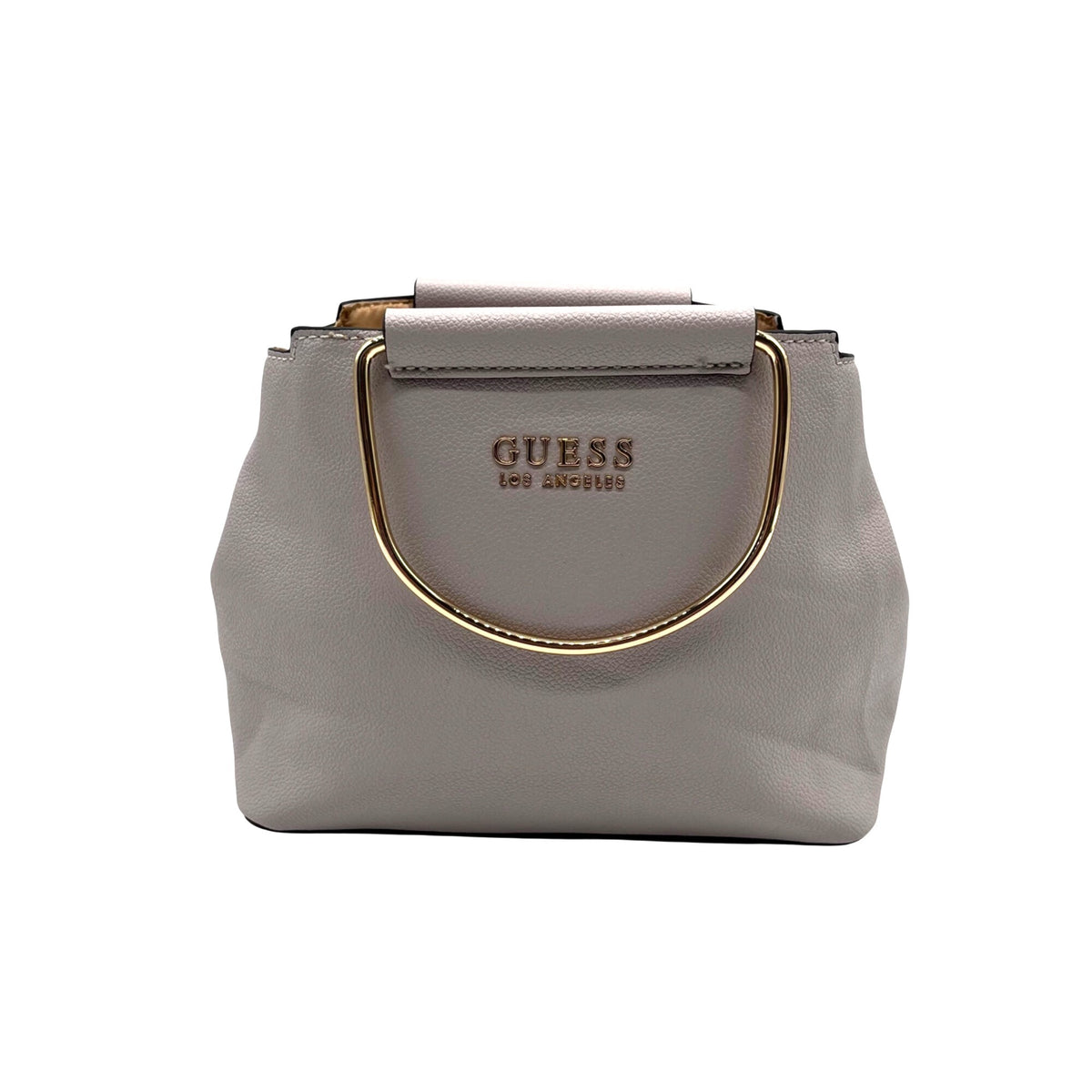 Guess Lavender Pebbled Faux Leather Top-Handle Satchel