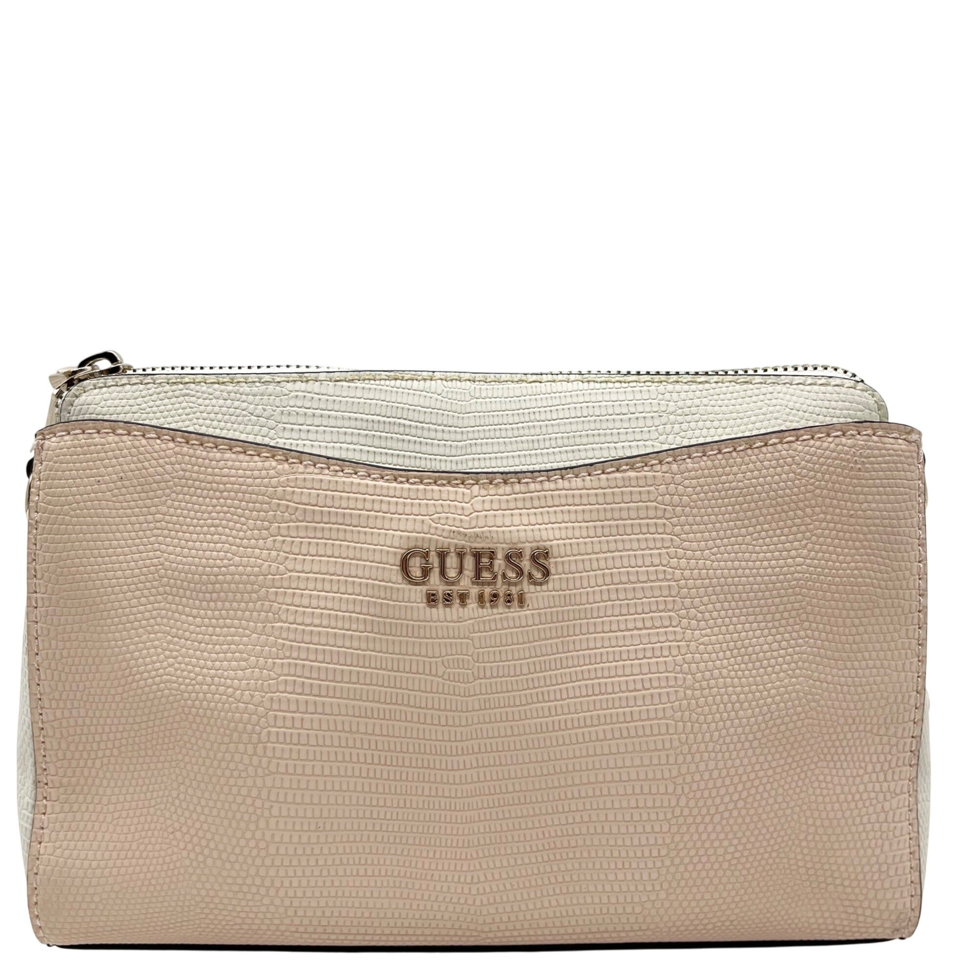 Guess Multicolor Blush Taupe Crossbody Bag