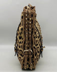 Valentino Garavani Rockstud Leopard Shoulder Bag