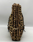 Valentino Garavani Rockstud Leopard Shoulder Bag