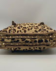 Valentino Garavani Rockstud Leopard Shoulder Bag